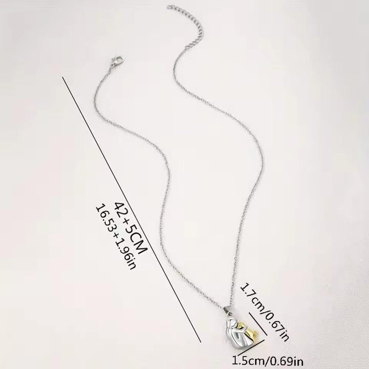 Náhrdelník s objetím psa
