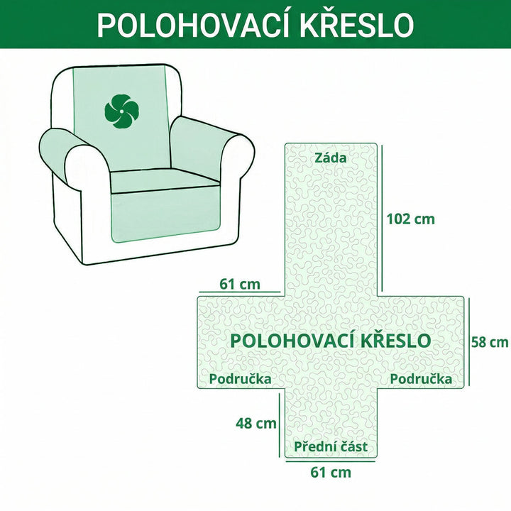 Prošívaný potah na pohovku Útulné objetí